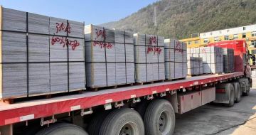 潮州 芝麻灰地铺石出货日常