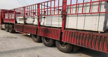 潮州 白麻荔枝面外墙干挂，工厂装车日常