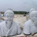 潮州 白麻花岗岩石材人物立体雕刻