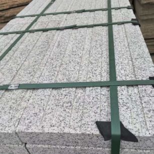 潮州 白麻花岗岩直行盲道石，盲条，地铺石