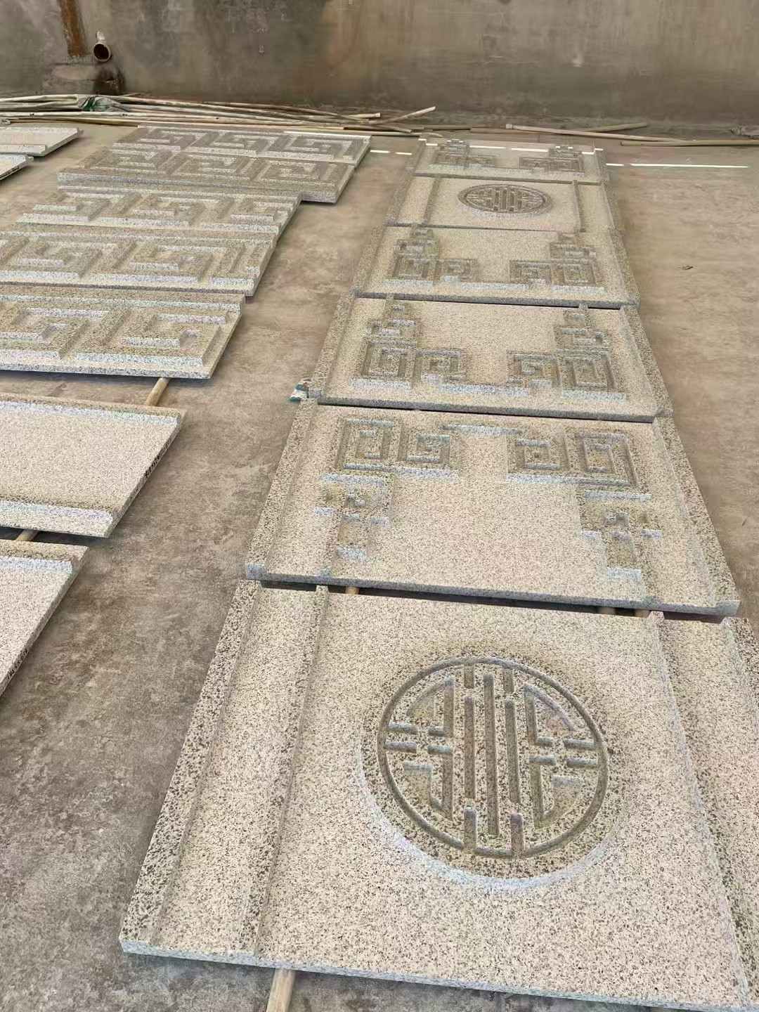 潮州 白麻花岗岩外墙立面雕刻板