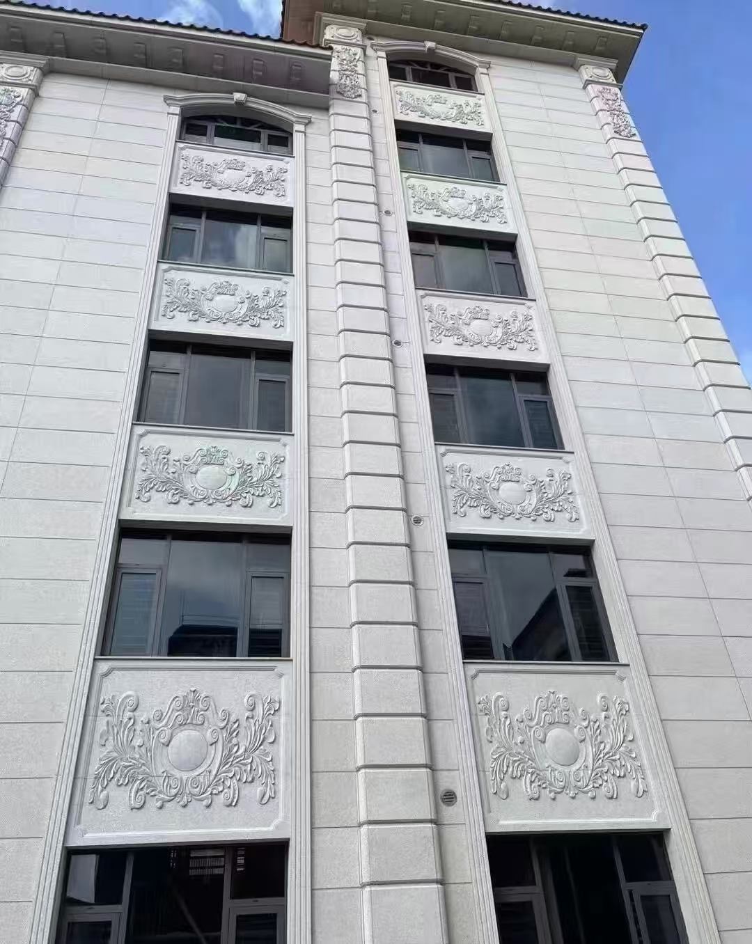 潮州 白麻荔枝面花岗岩别墅外墙干挂