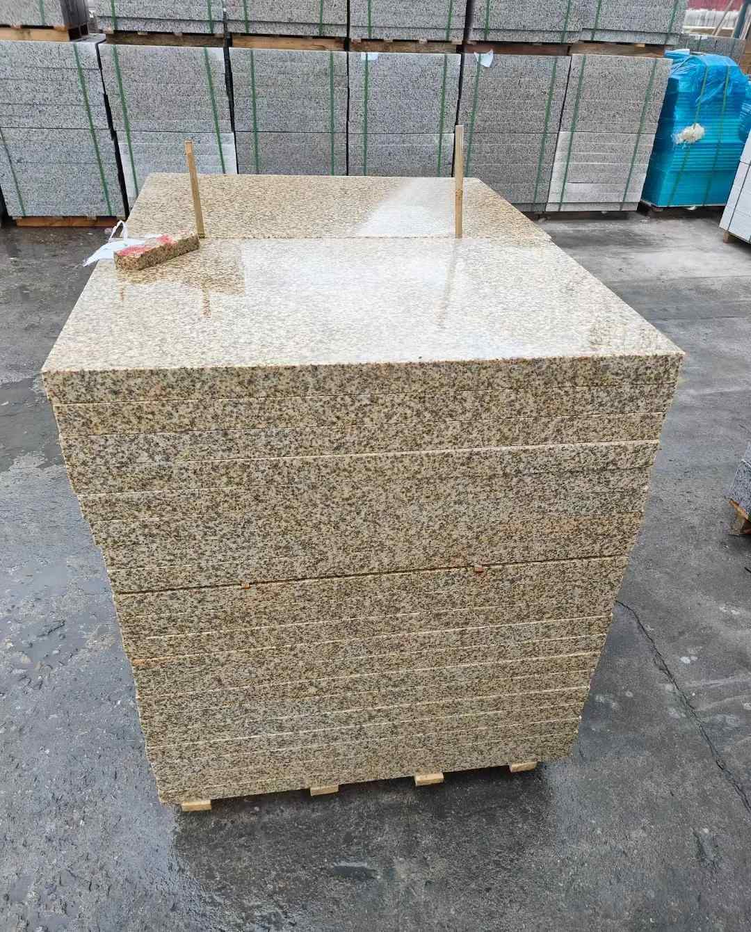 潮州 湖北黄金麻花岗岩石材荔枝面外墙石材