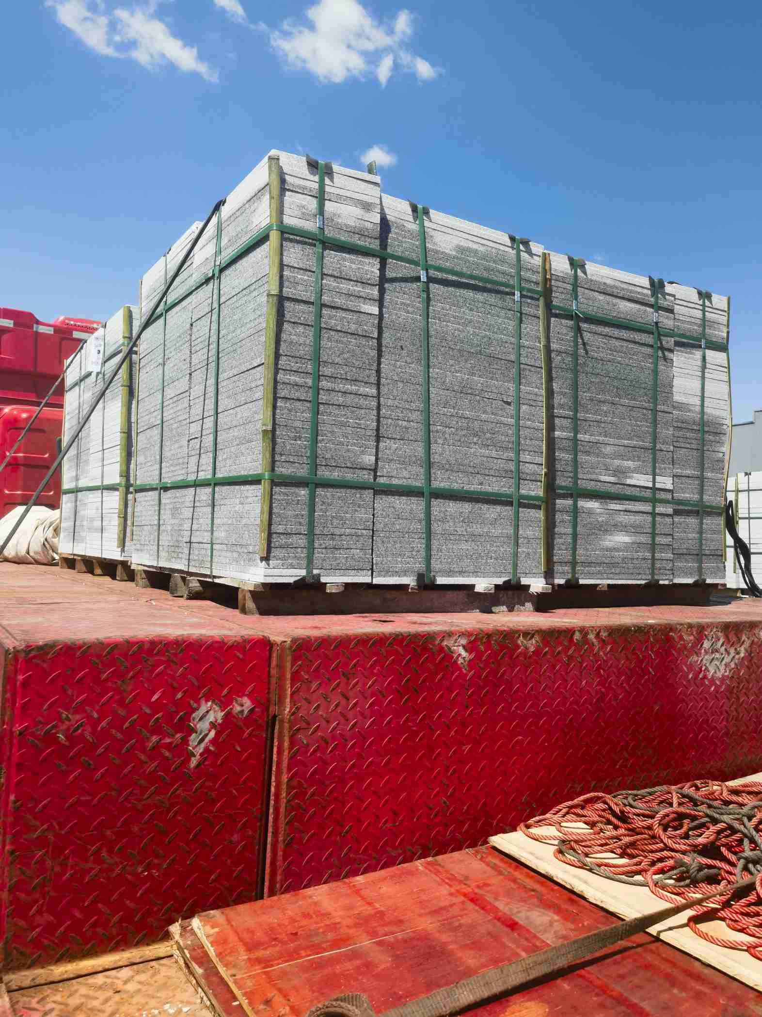 潮州 芝麻白火烧规格板地铺石300*600/600*600