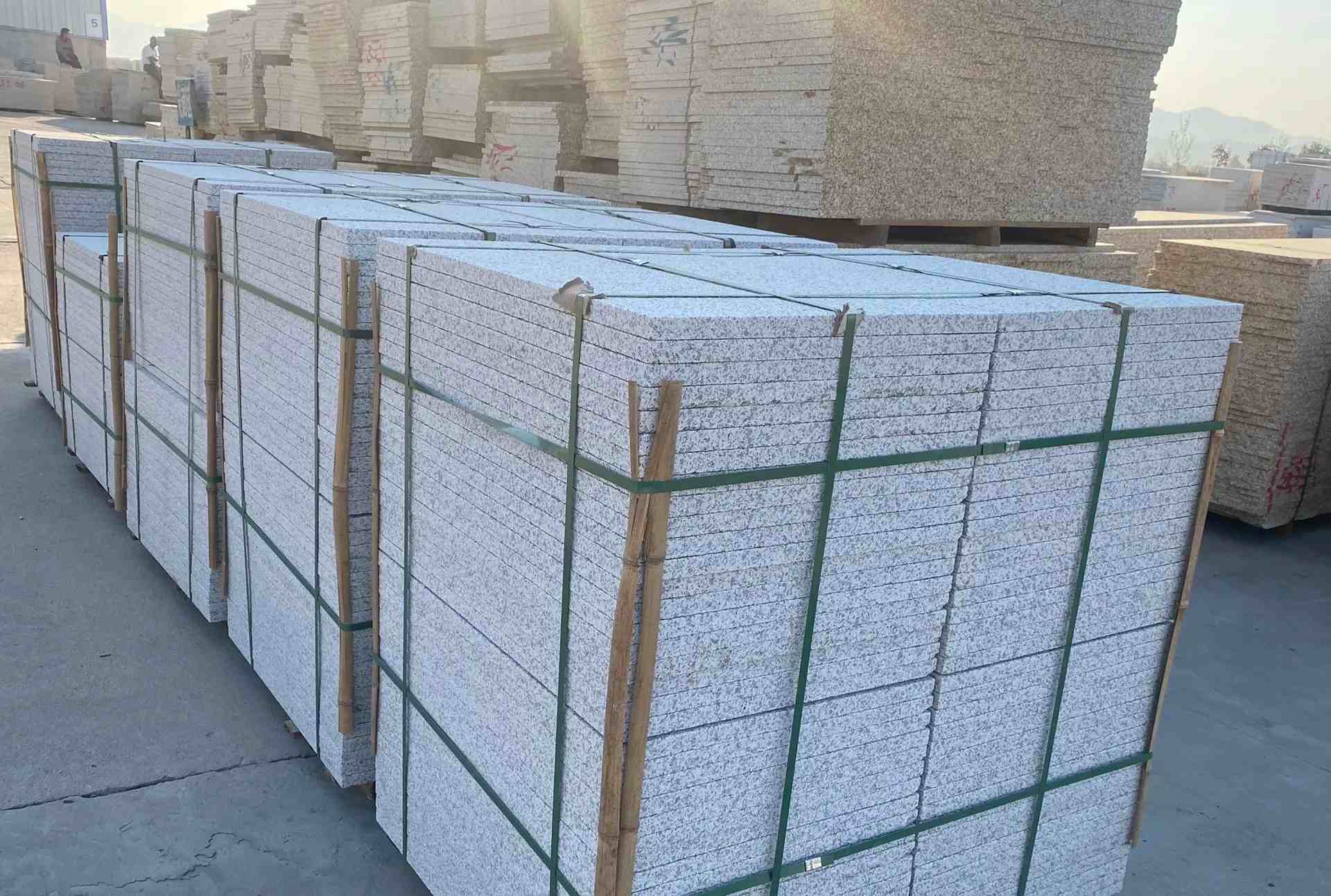 潮州 白麻花岗岩荔枝面地铺石